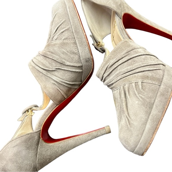 christian louboutin Paris made in italy beautiful heels red bottoms size 37 - Picture 3 of 7